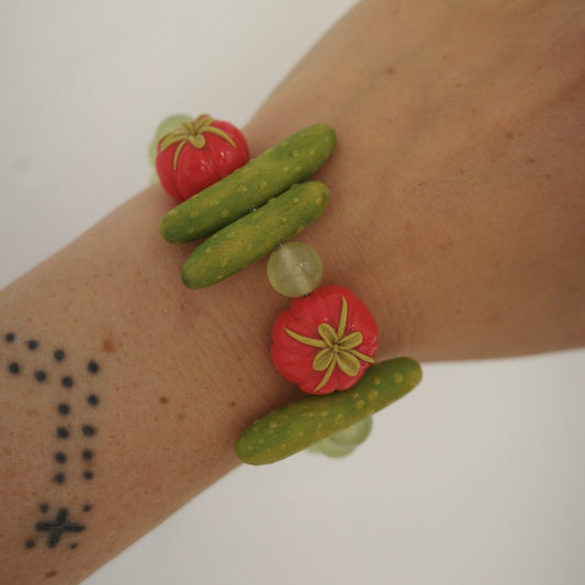 Cucumber Tomato Salad Bracelet