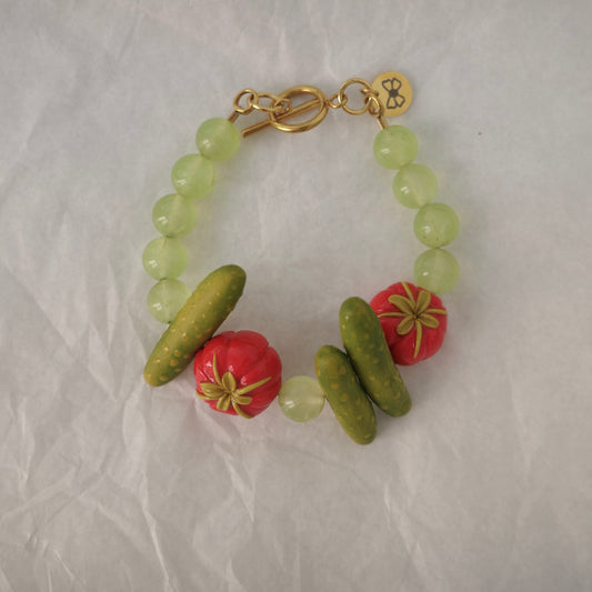 Cucumber Tomato Salad Bracelet
