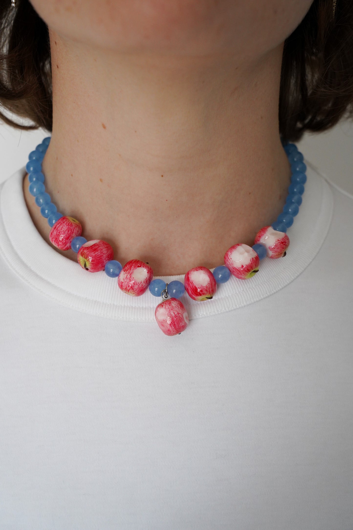 Apple Bite Necklace