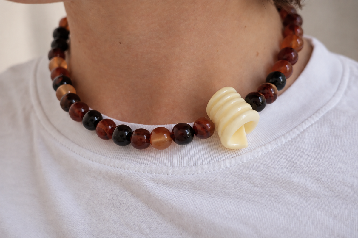 Bread Bead Butter Necklace