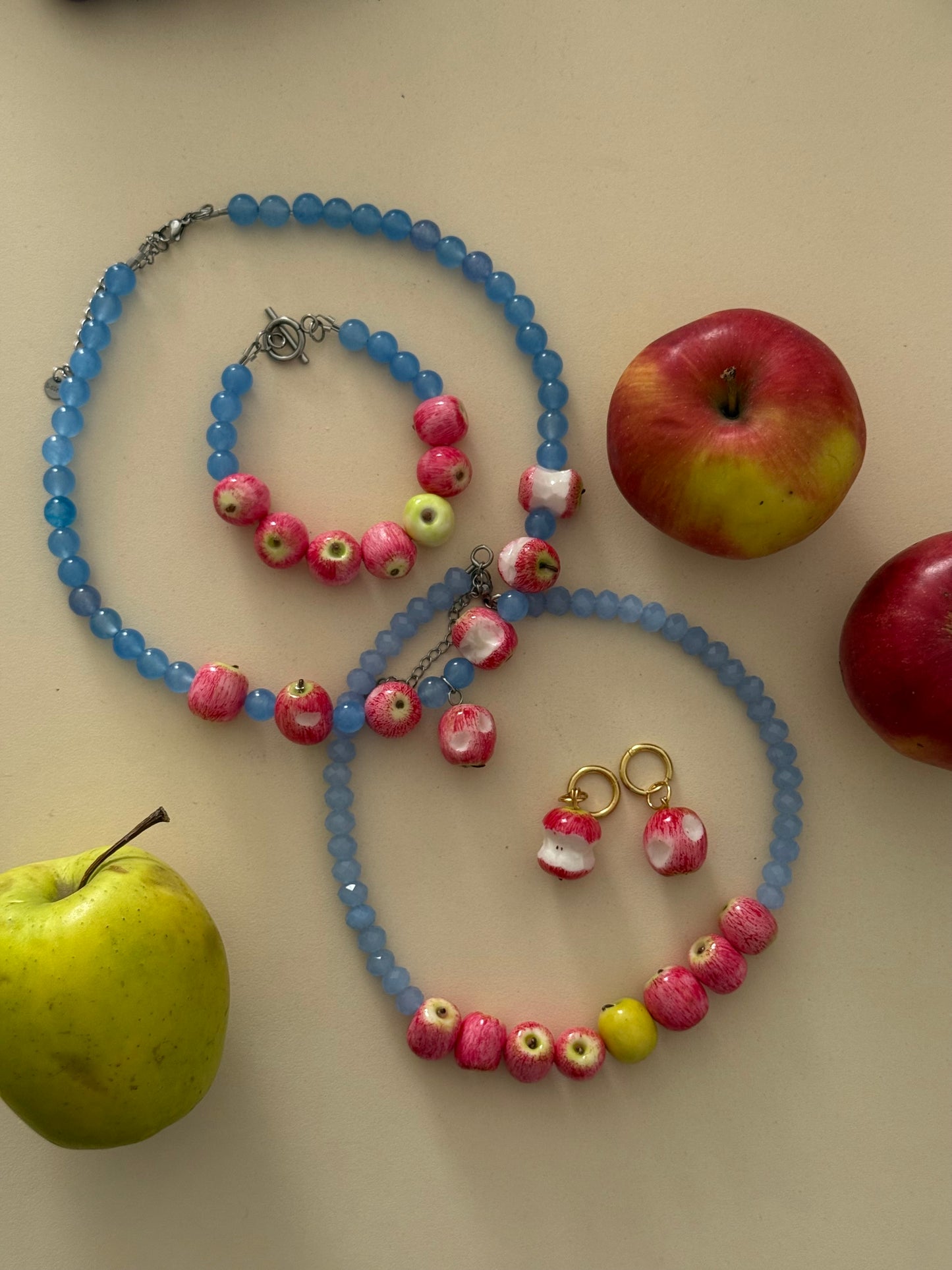 Apple Bite Necklace