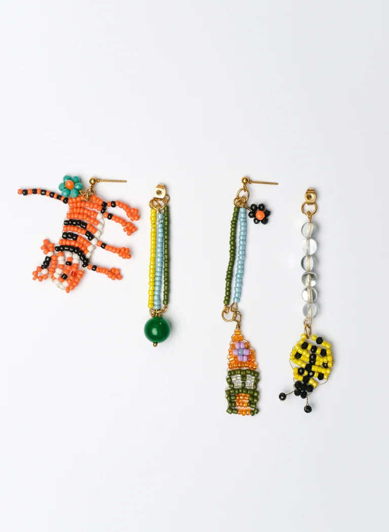 Tiger at Home earrings