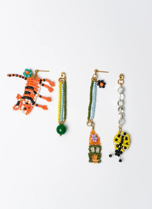 Tiger at Home earrings
