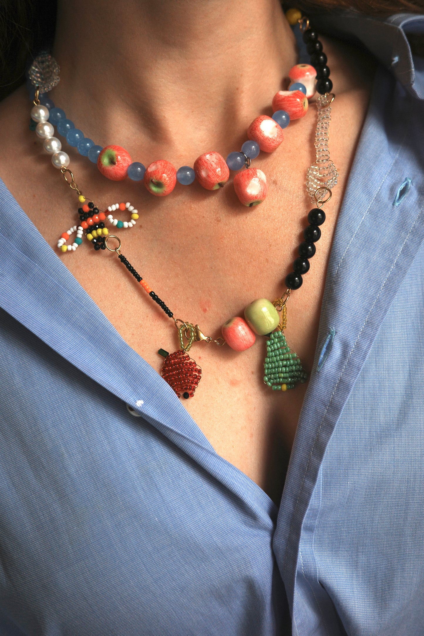 Apple Bite Necklace