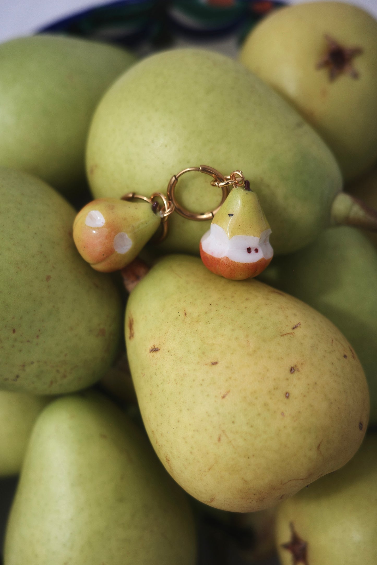 Pear Bite Earrings